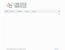 Tablet Screenshot of creative-services.fr